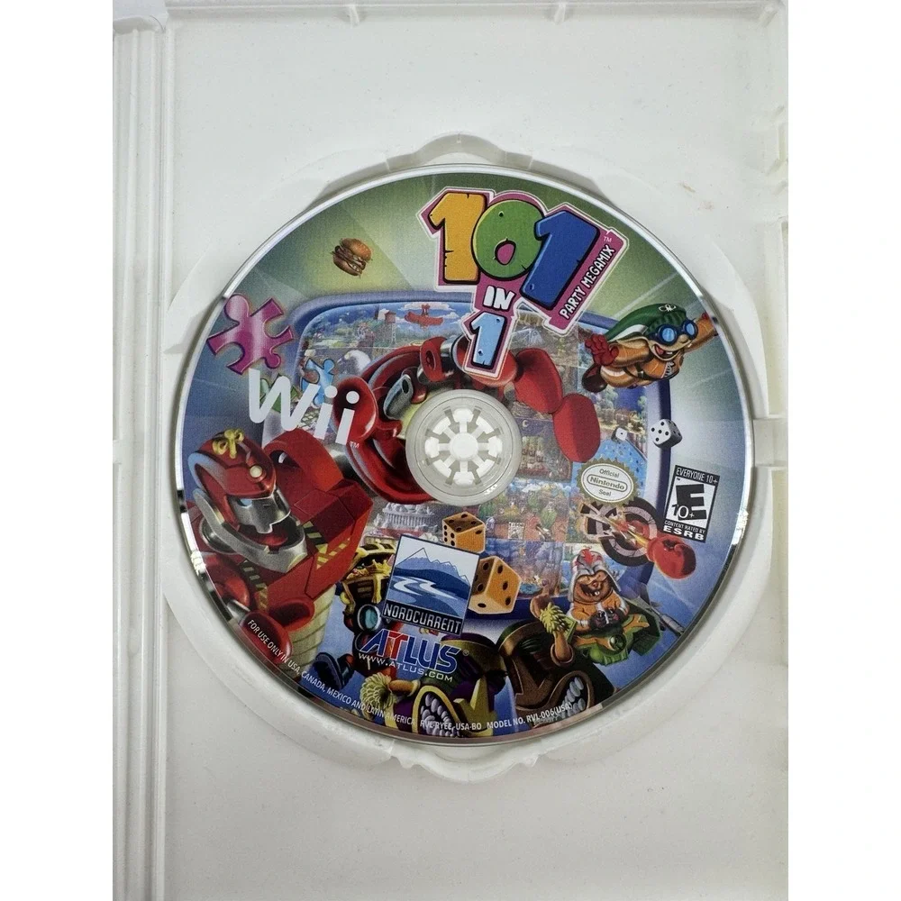 101 In 1 Party Megamix Nintendo Wii Atlus With Manual CIB